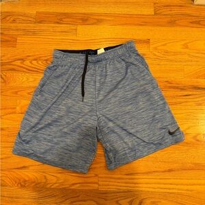 Nike Heathered Blue Athletic Shorts
